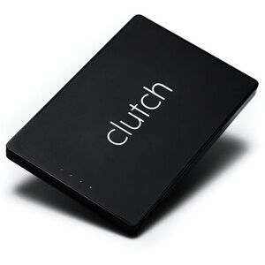Clutch Pro Lightning, Black, Phone Charger 5000mAh Ultra Thin Magnetic Portable